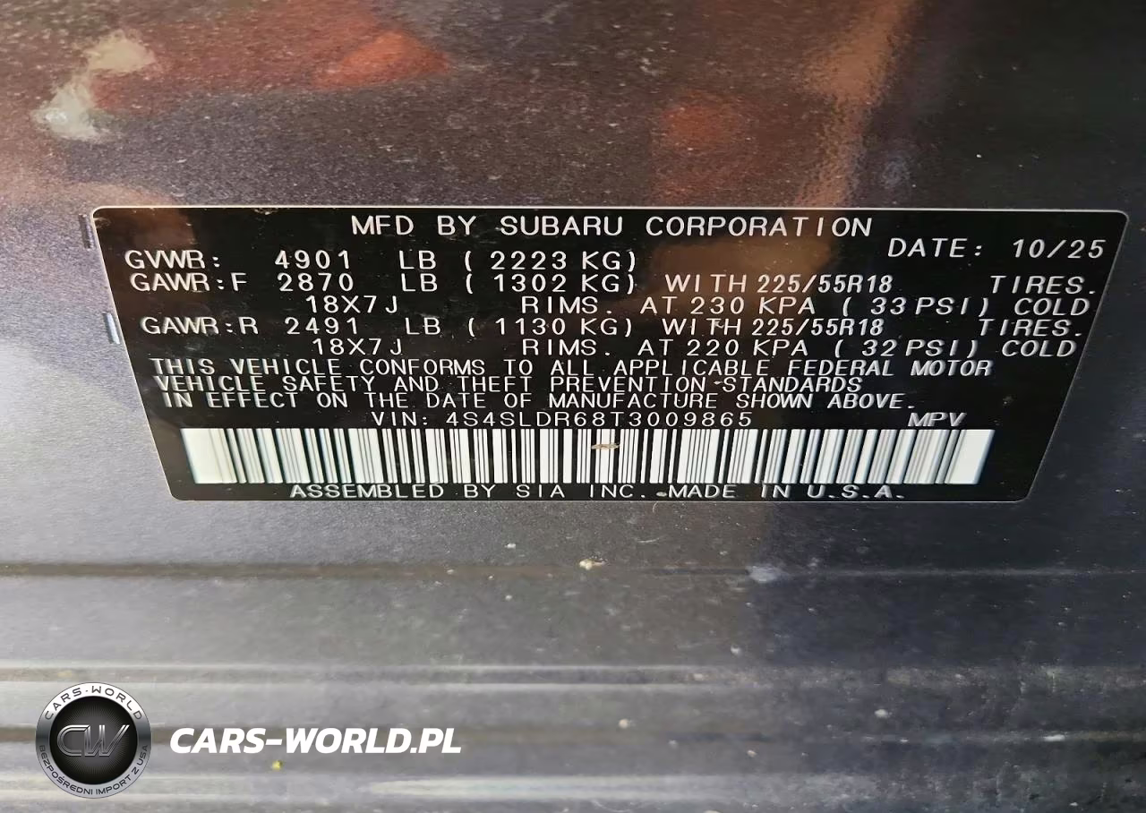 2026 Subaru Forester Limited VIN:4S4SLDR68T3009865 - 13