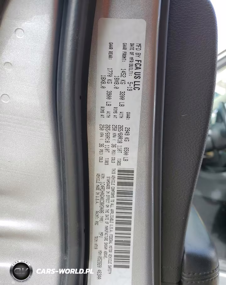 2019 Dodge Durango Sxt VIN:1C4RDHAGXKC803406 - 14