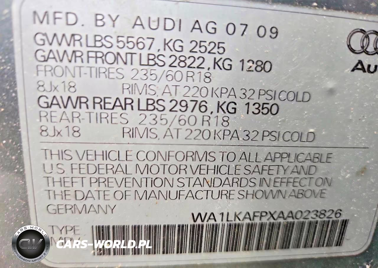 2010 Audi Q5 Premium Plus VIN:WA1LKAFPXAA023826 - 14