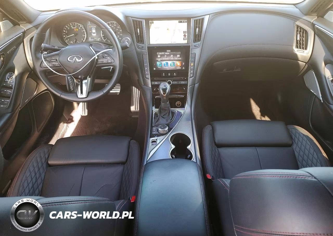 2023 Infiniti Q50 Red Sport 400 VIN:JN1FV7DP6PM570120 - 8