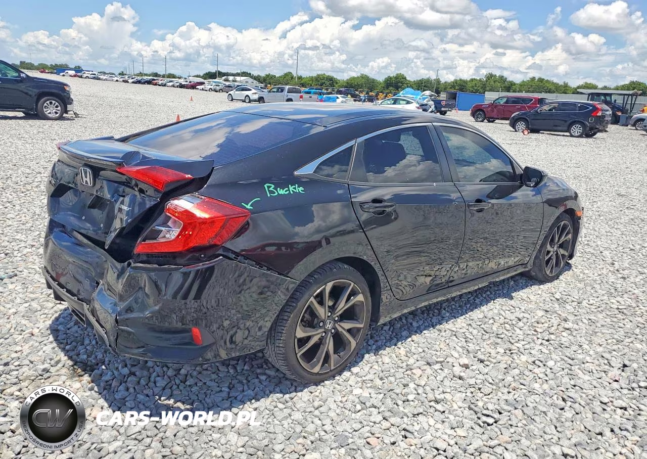 2020 Honda Civic Sport VIN:2HGFC2F84LH592191 - 3