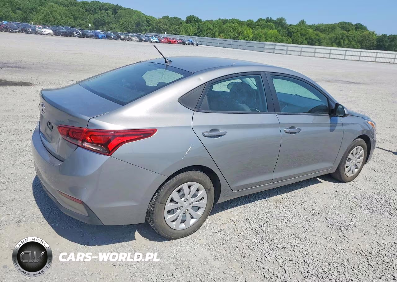 2022 Hyundai Accent Se VIN:3KPC24A67NE179315 - 3