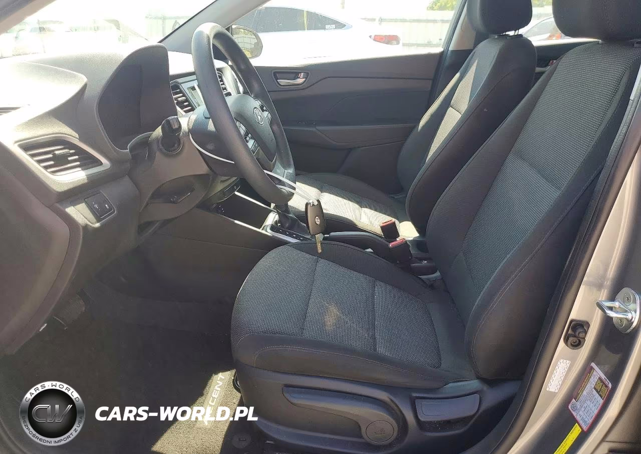 2022 Hyundai Accent Se VIN:3KPC24A67NE179315 - 7