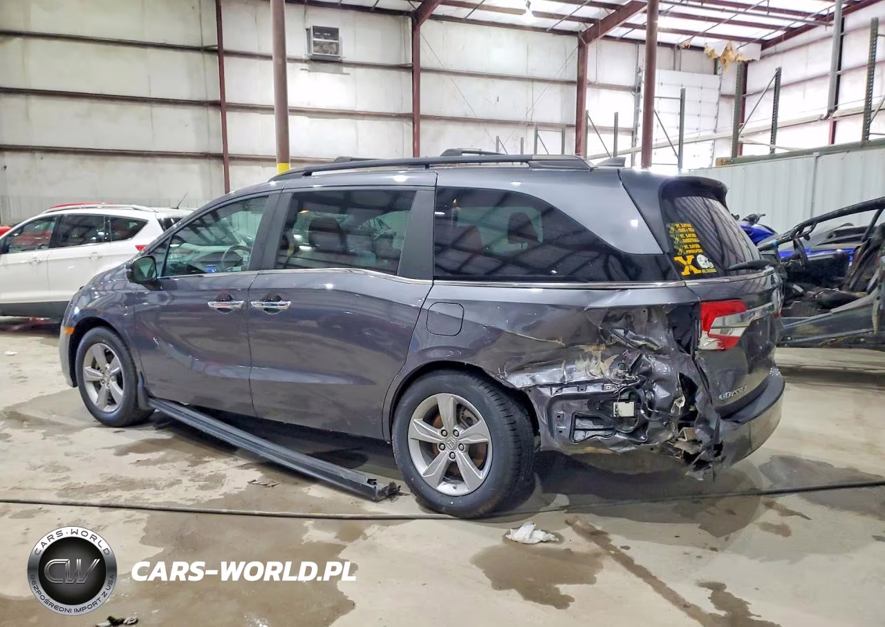 2018 Honda Odyssey Exl VIN:5FNRL6H76JB093970 - 2