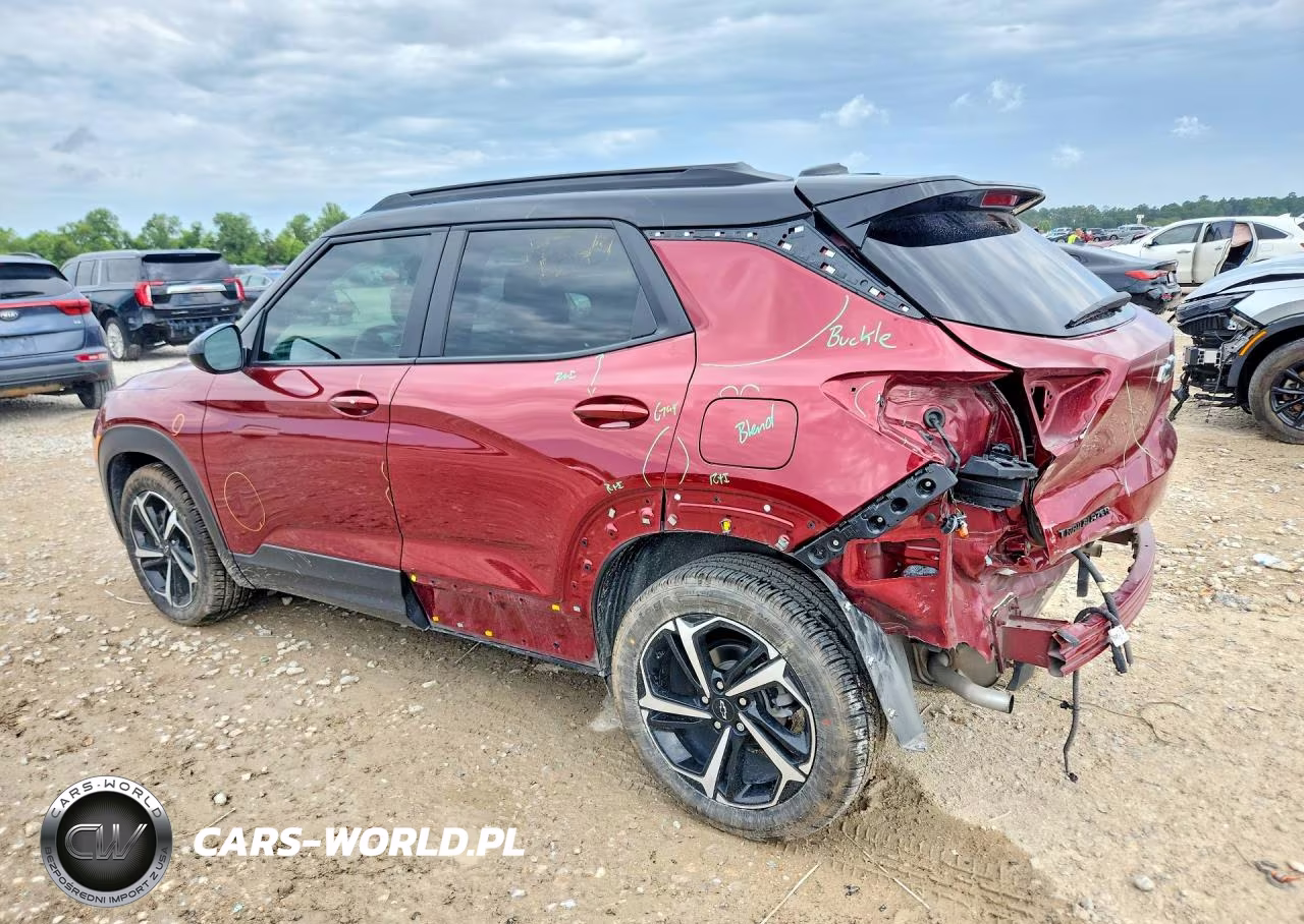 2022 Chevrolet Trailblazer Rs VIN:KL79MTSL5NB097418 - 2