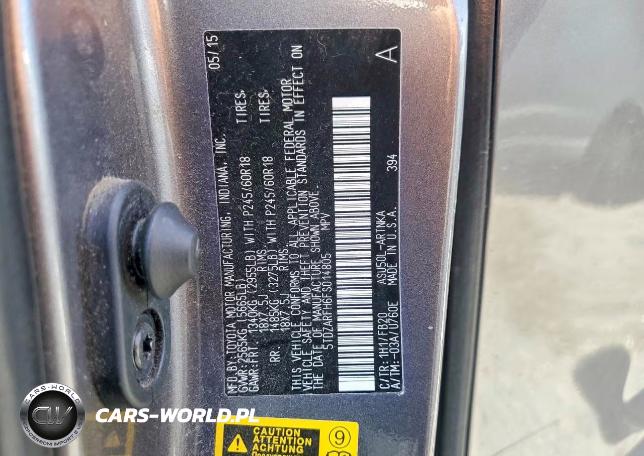 2015 Toyota Highlander Le VIN:5TDZARFH6FS014805 - 13
