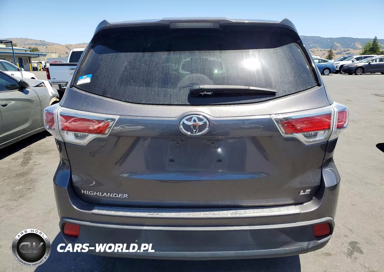 2015 Toyota Highlander Le VIN:5TDZARFH6FS014805 - 6