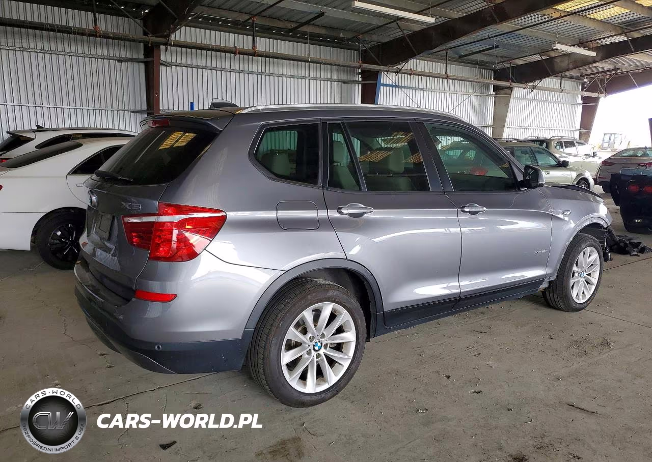 2016 BMW X3 xDrive28I VIN:5UXWX9C52G0D87292 - 3