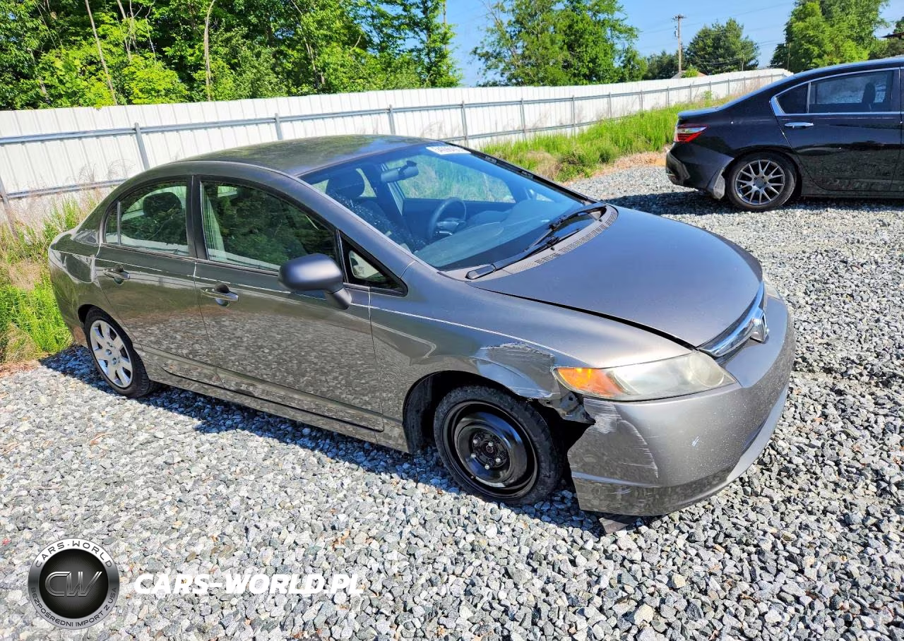 2007 Honda Civic Lx VIN:1HGFA165X7L037440 - 4