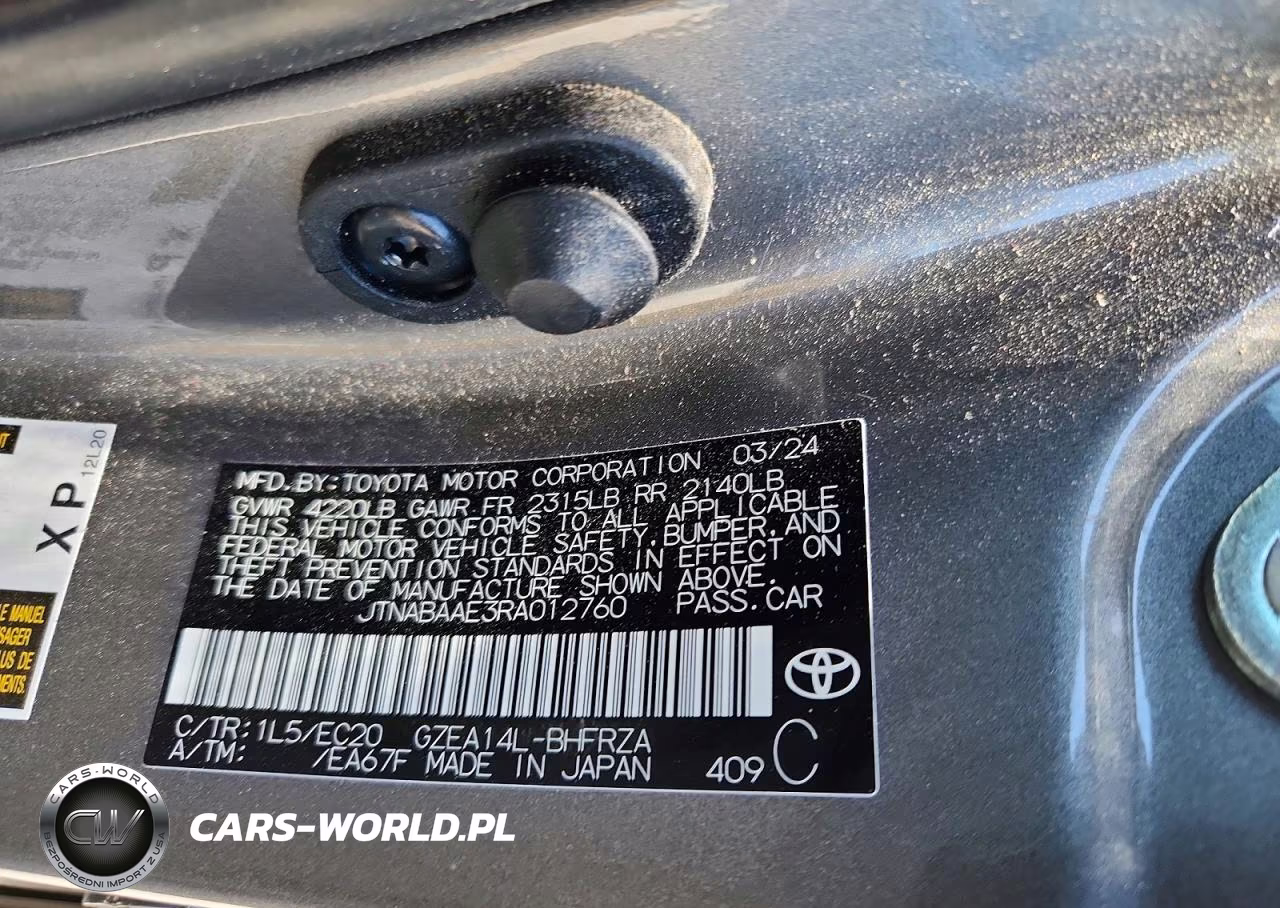 2024 Toyota Gr Corolla Premium VIN:JTNABAAE3RA012760 - 12