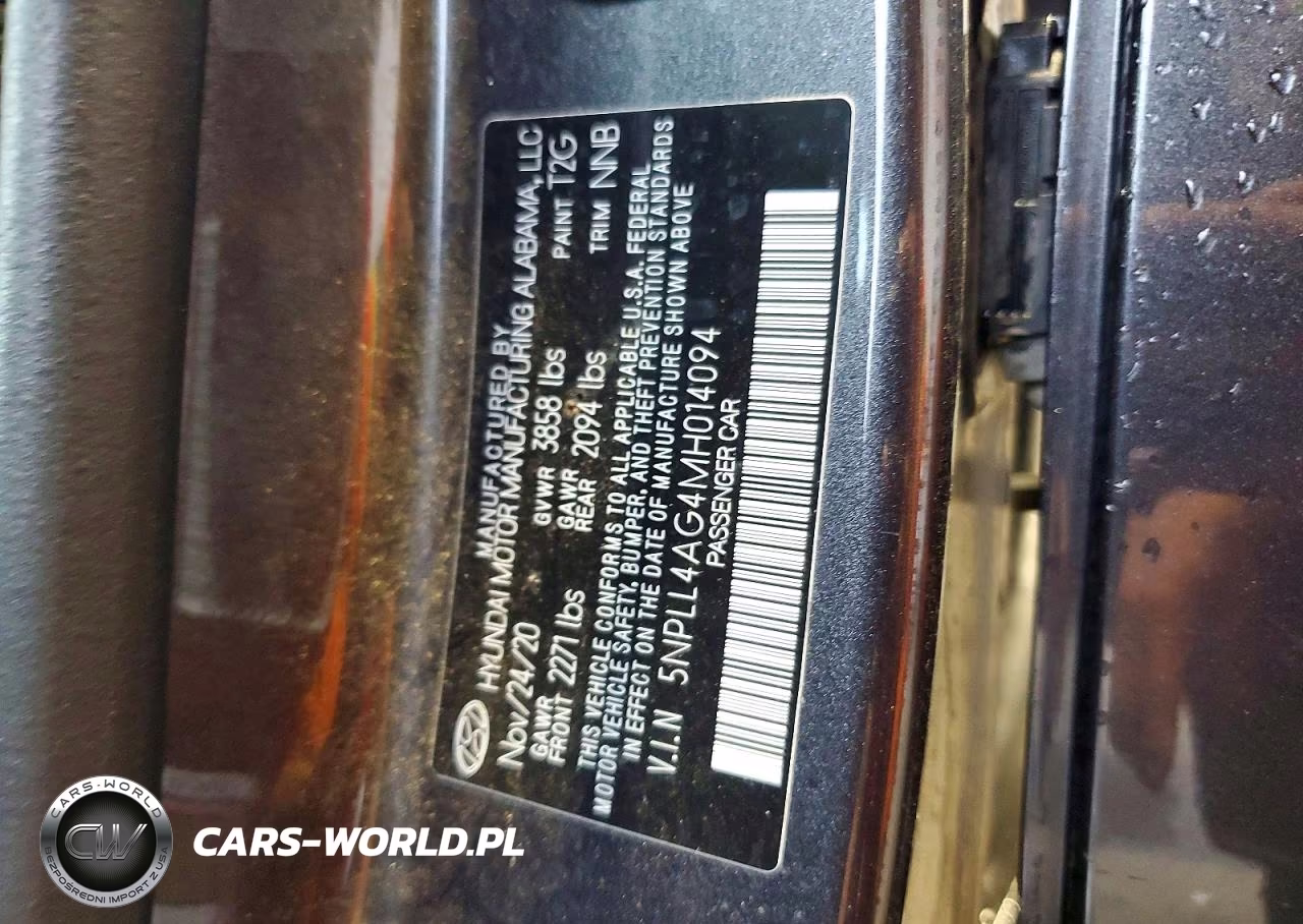 2021 Hyundai Elantra Se VIN:5NPLL4AG4MH014094 - 12