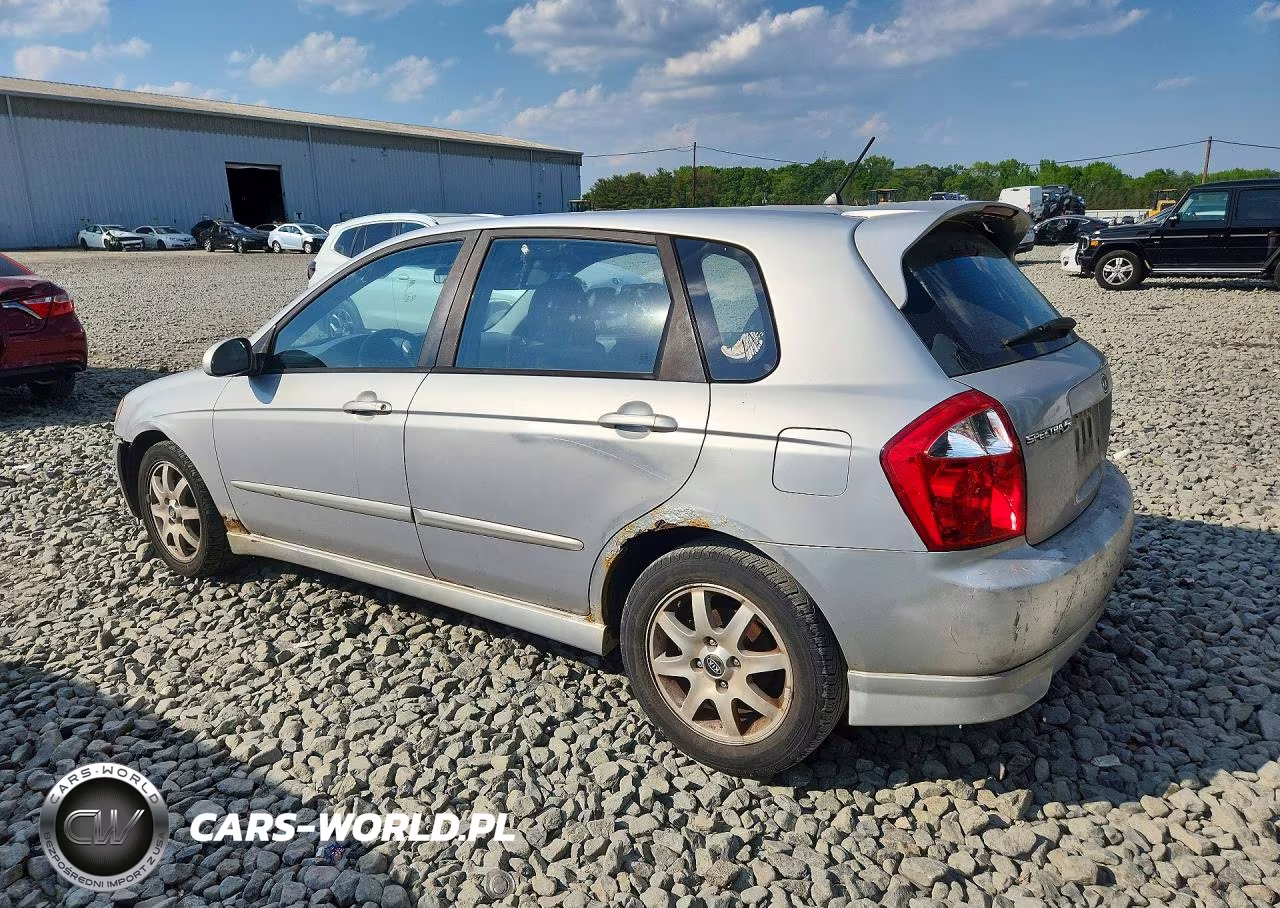 2005 Kia Spectra5 VIN:KNAFE162855122834 - 2