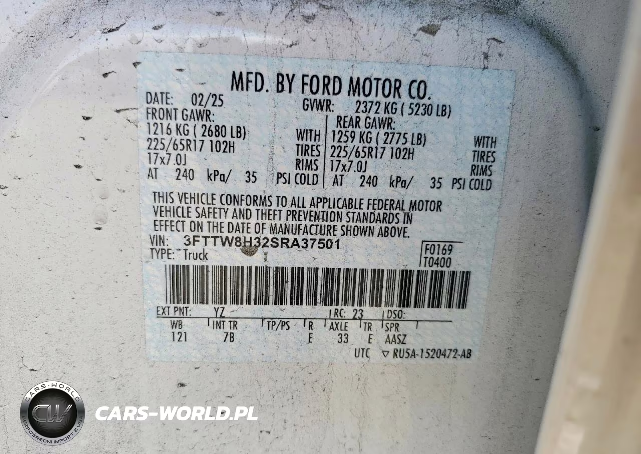 2025 Ford Maverick Xlt VIN:3FTTW8H32SRA37501 - 12