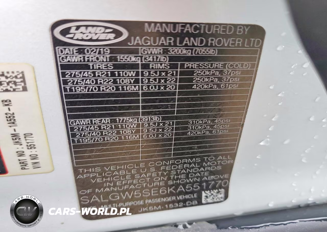 2019 Land Rover Range Rover Sv Autobiography VIN:SALGW5SE6KA551770 - 13