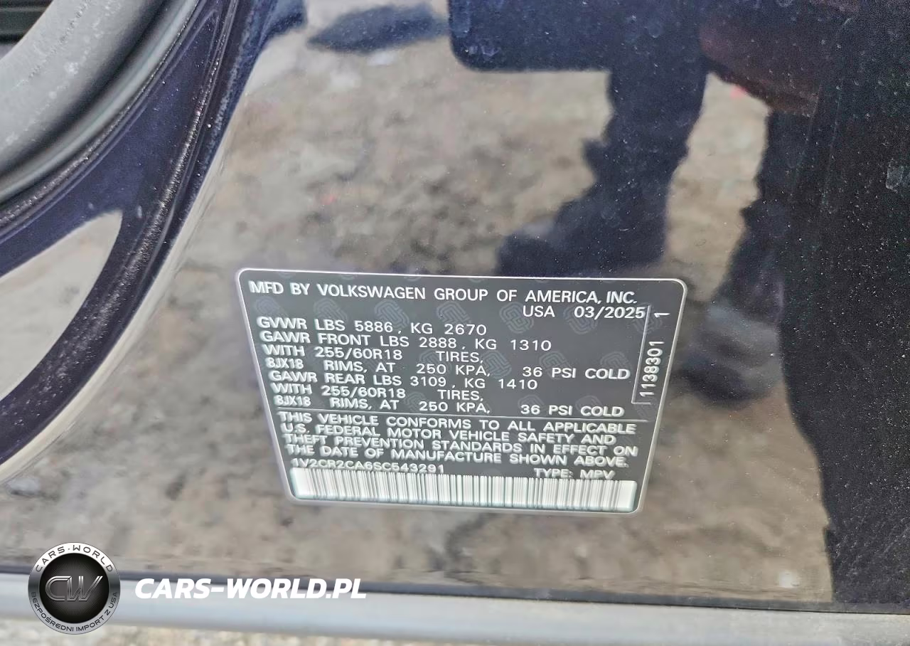 2025 Volkswagen Atlas Peak Edition Se VIN:1V2CR2CA6SC543291 - 13