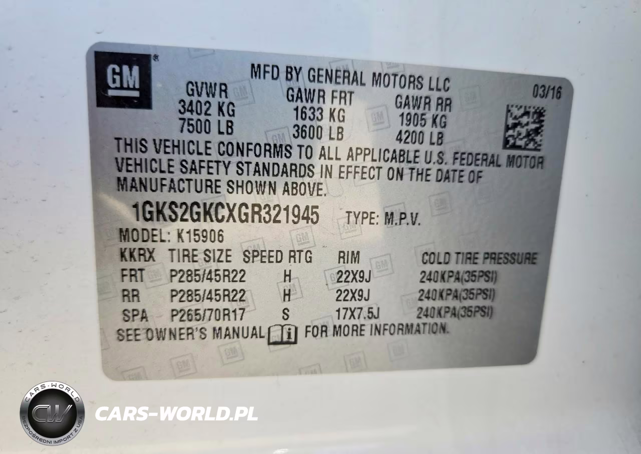 2016 GMC Yukon Xl K1500 Slt VIN:1GKS2GKCXGR321945 - 14