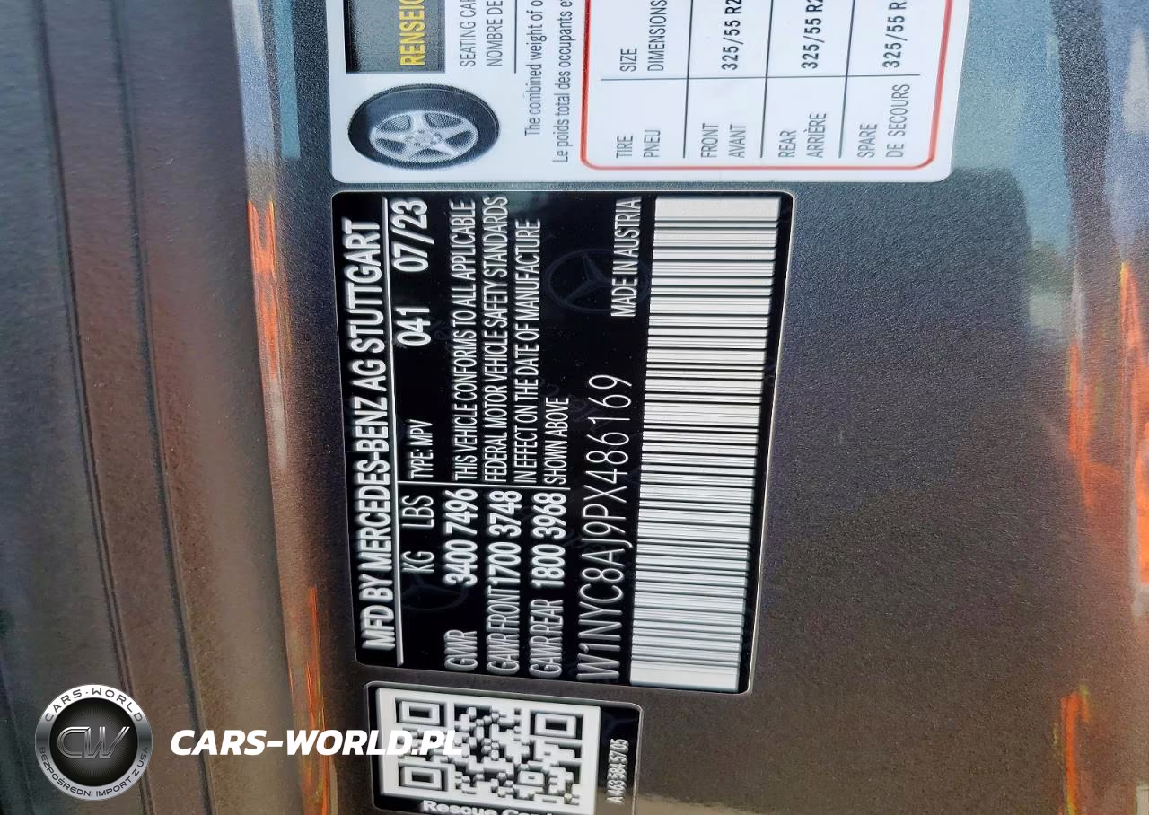 2023 Merz G 63 Amg 4X4 Squared VIN:W1NYC8AJ9PX486169 - 13