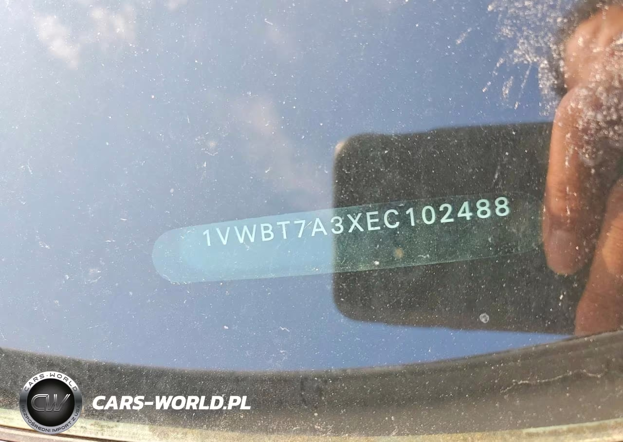 2014 Volkswagen Passat Se VIN:1VWBT7A3XEC102488 - 13