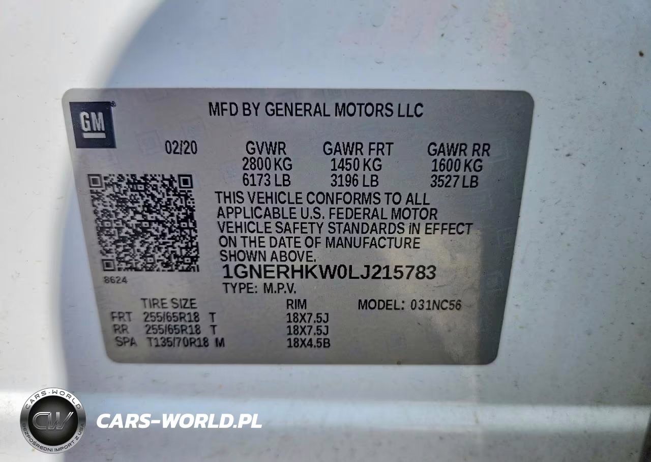 2020 Chevrolet Traverse Lt VIN:1GNERHKW0LJ215783 - 13