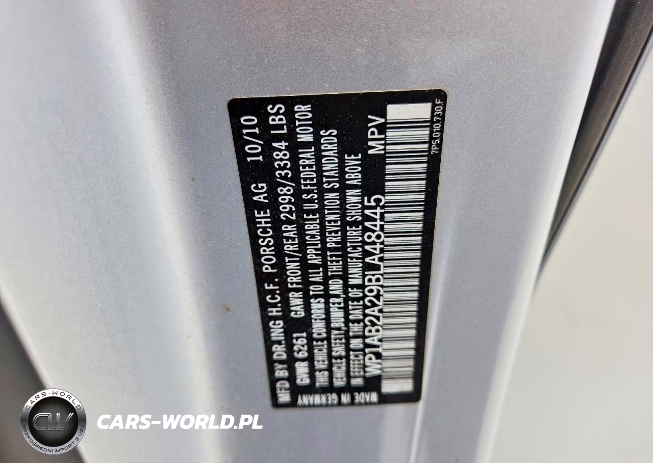 2011 Porsche Cayenne S VIN:WP1AB2A29BLA48445 - 13