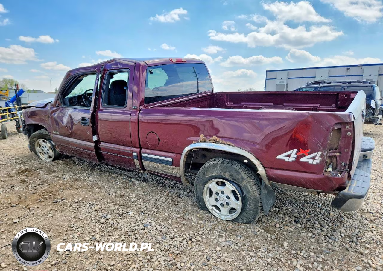 2002 Chevrolet Silverado K1500 VIN:2GCEK19T721237563 - 2