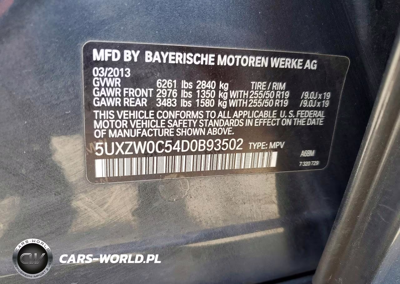 2013 BMW X5 xDrive35D VIN:5UXZW0C54D0B93502 - 12