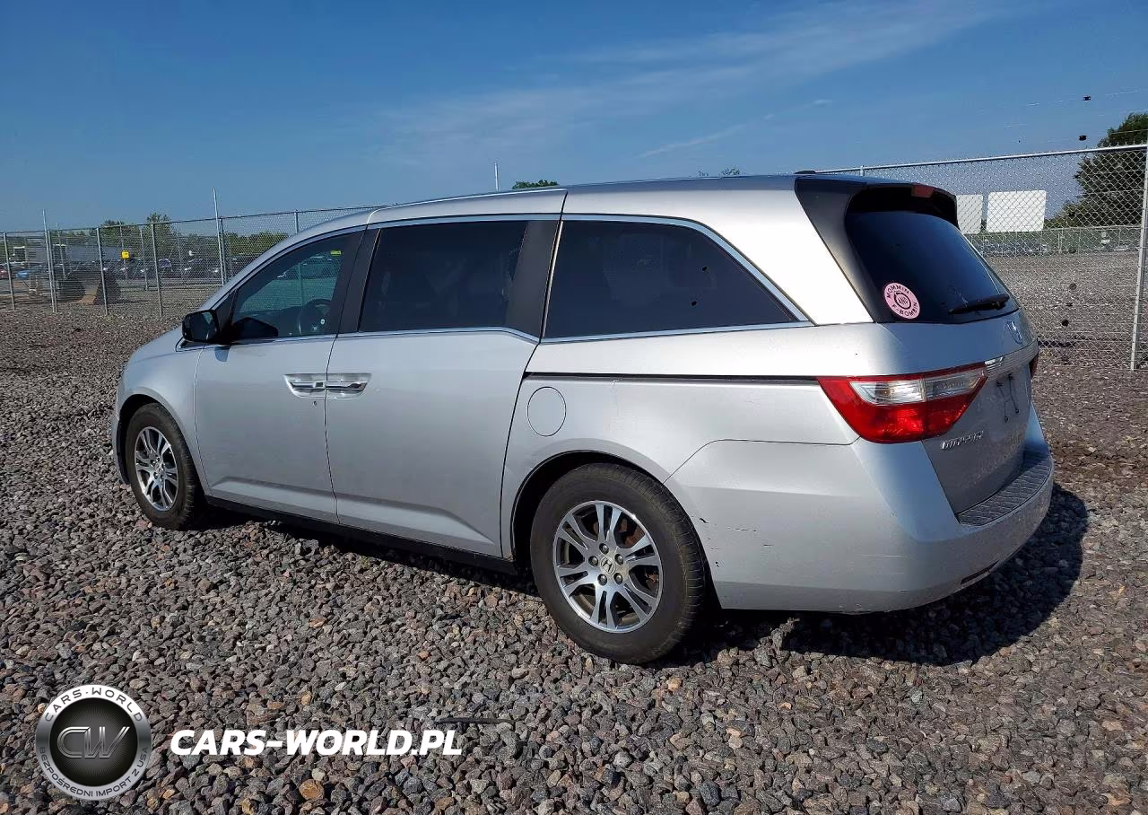 2012 Honda Odyssey Exl VIN:5FNRL5H66CB041940 - 2