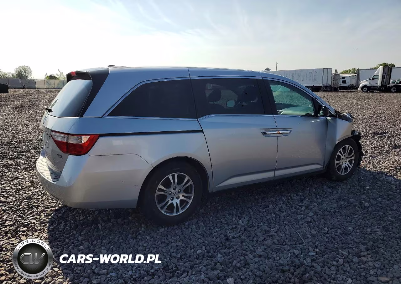 2012 Honda Odyssey Exl VIN:5FNRL5H66CB041940 - 3
