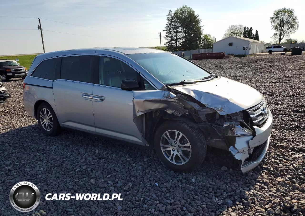 2012 Honda Odyssey Exl VIN:5FNRL5H66CB041940 - 4