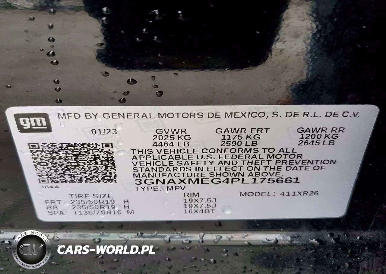 2023 Chevrolet Equinox Rs VIN:3GNAXMEG4PL175661 - 13