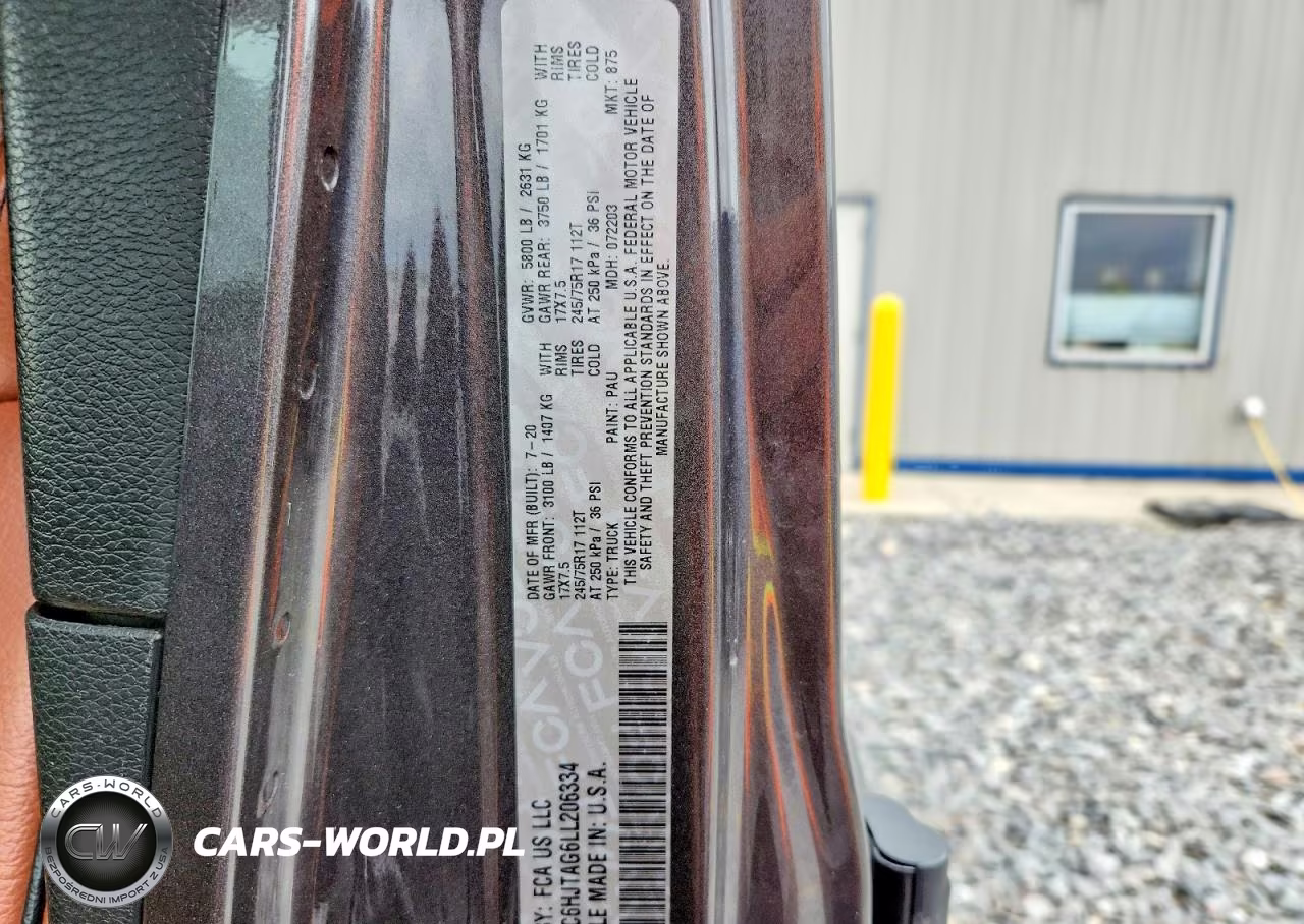 2020 Jeep Gladiator Sport VIN:1C6HJTAG6LL206334 - 12