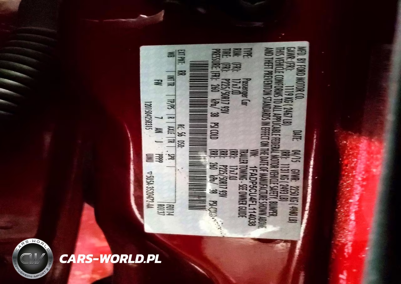 2015 Ford C-Max Premium Sel VIN:1FADP5CU4FL114038 - 12