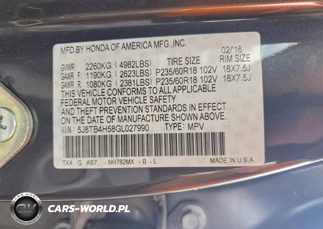 2016 Acura Rdx Technology VIN:5J8TB4H58GL027990 - 12