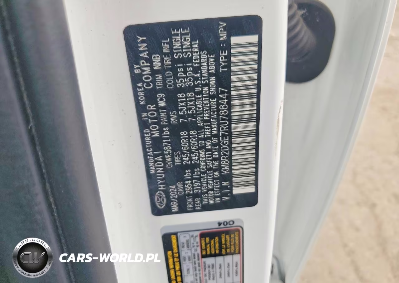 2024 Hyundai Palisade Sel VIN:KM8R2DGE7RU788447 - 13