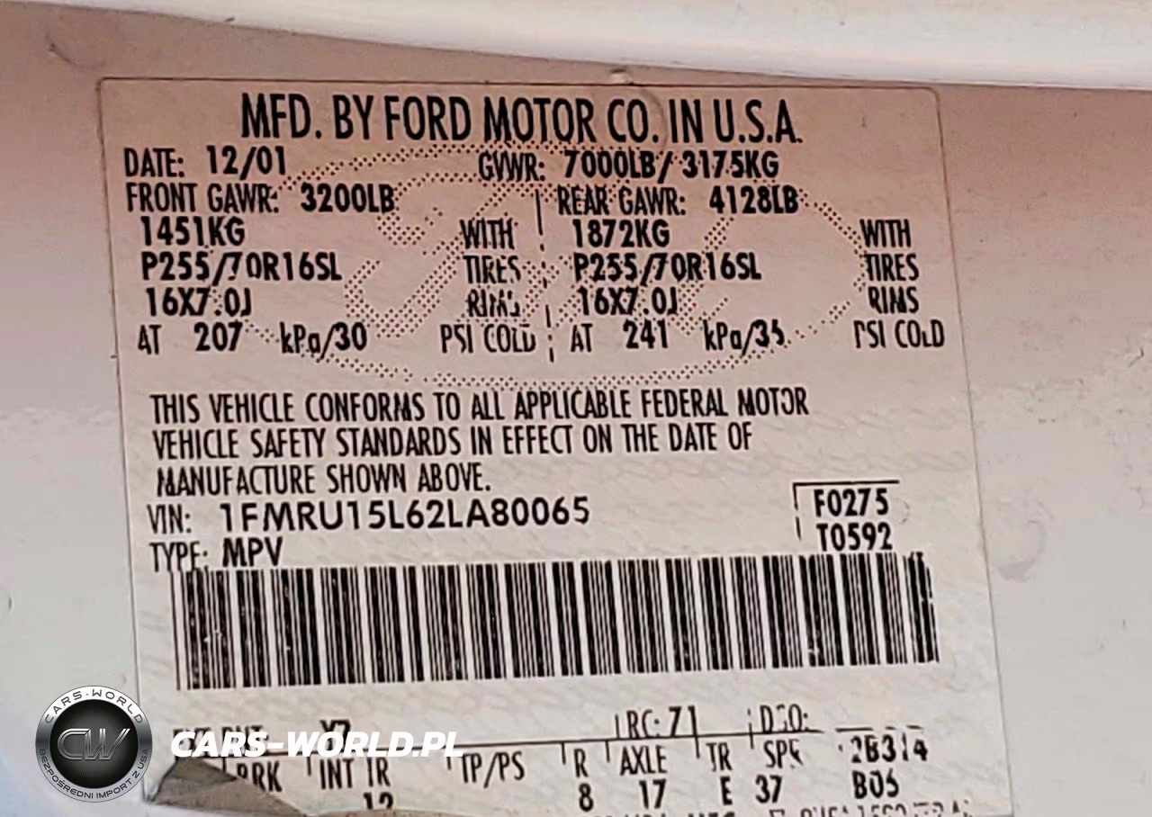 2002 Ford Expedition Xlt VIN:1FMRU15L62LA80065 - 13