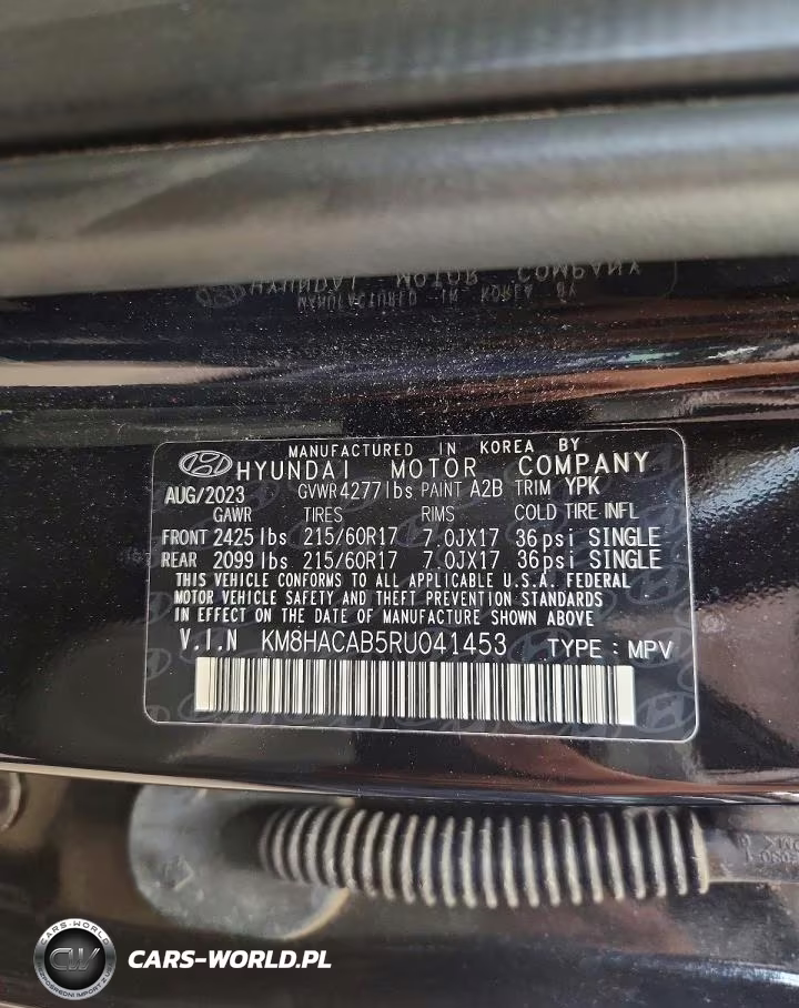 2024 Hyundai Kona Se VIN:KM8HACAB5RU041453 - 13