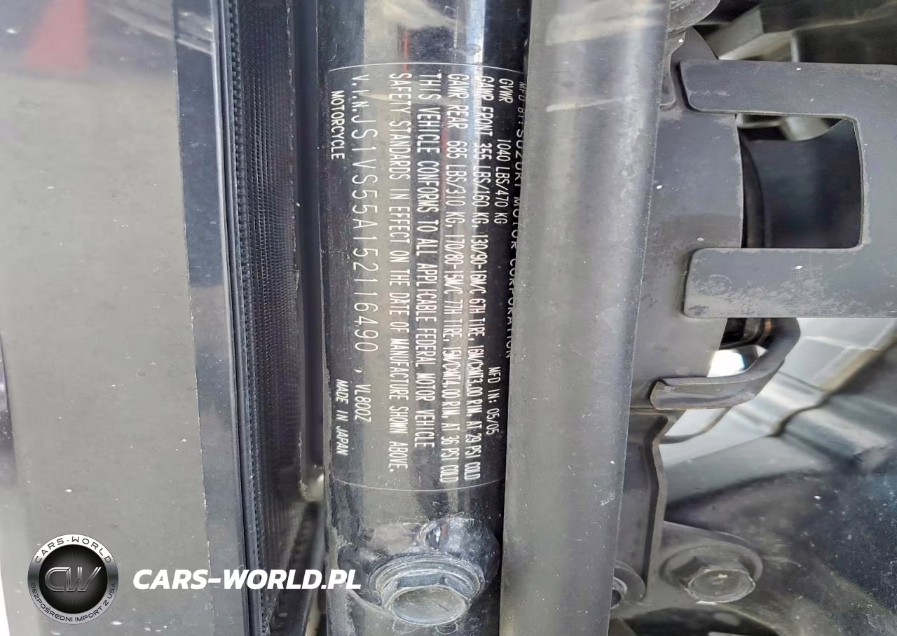 2005 Suzuki C50 VIN:JS1VS55A152116490 - 9