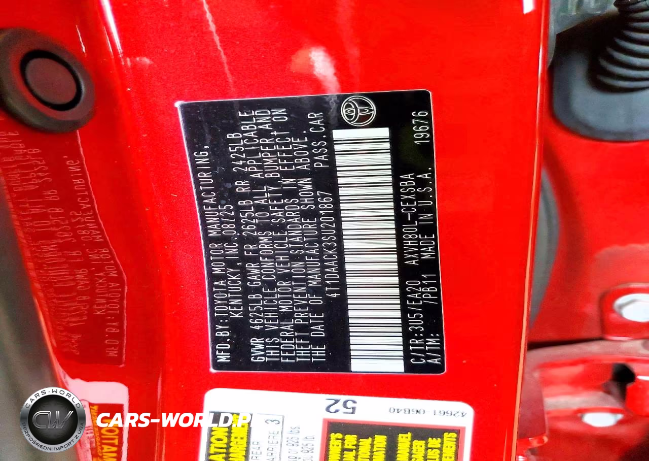 2025 Toyota Camry Se VIN:4T1DAACK3SU201867 - 12