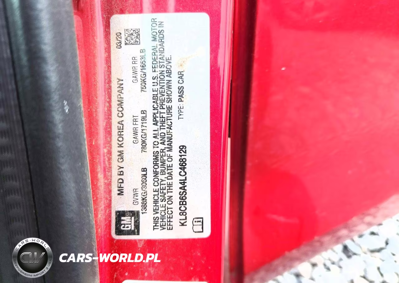 2020 Chevrolet Spark Ls VIN:KL8CB6SA4LC468129 - 12