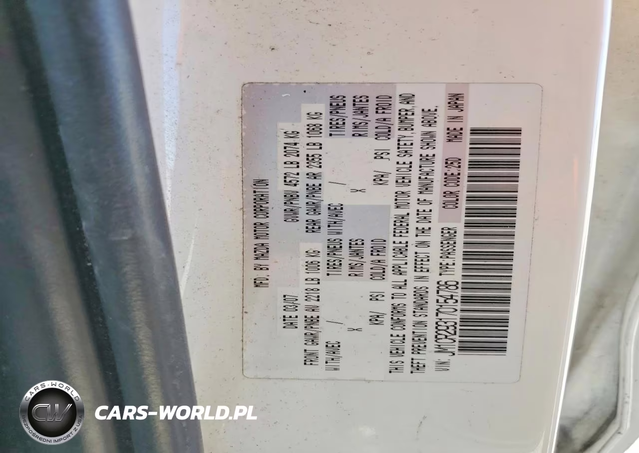 2007 Mazda 5 VIN:JM1CR293170154786 - 14