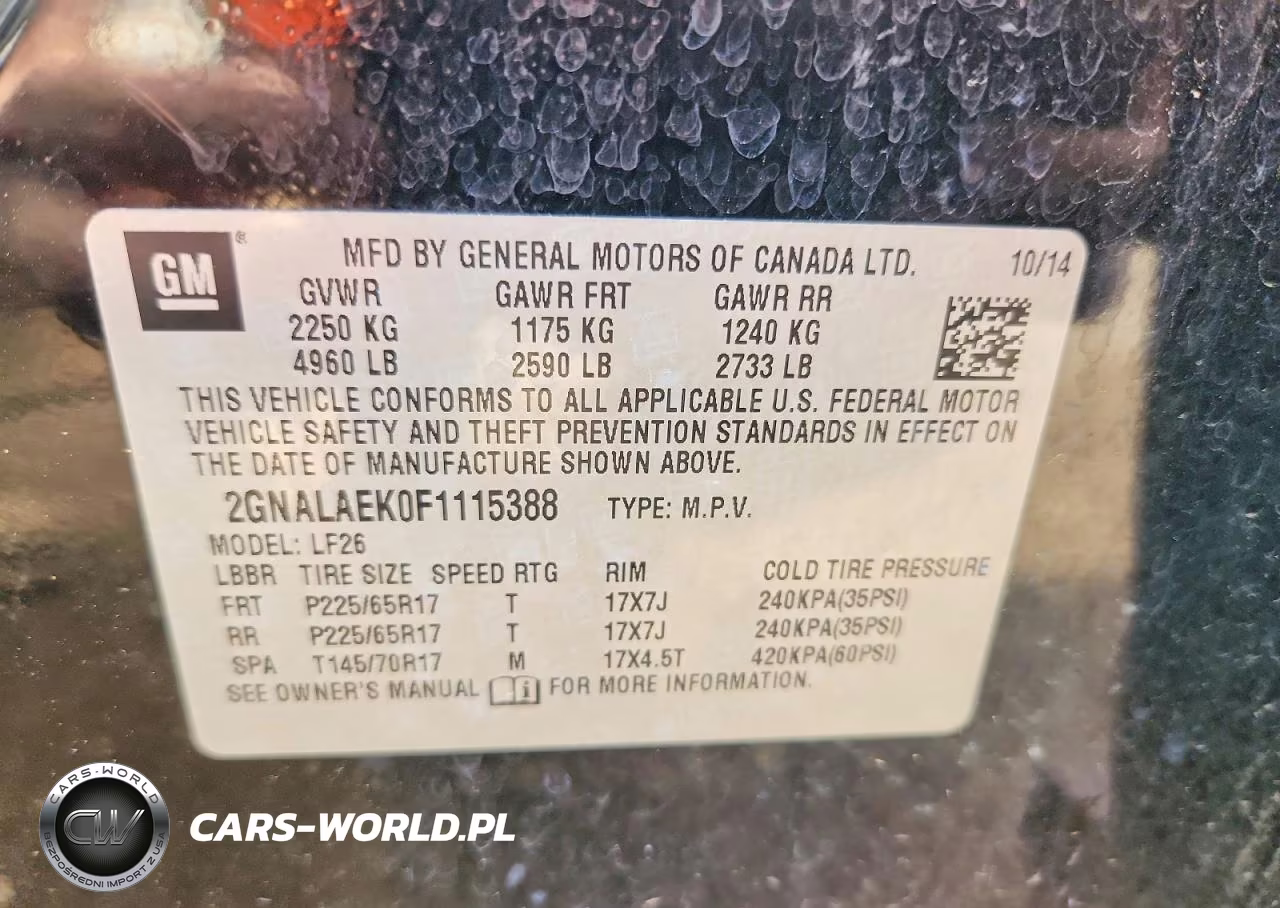 2015 Chevrolet Equinox Ls VIN:2GNALAEK0F1115388 - 12