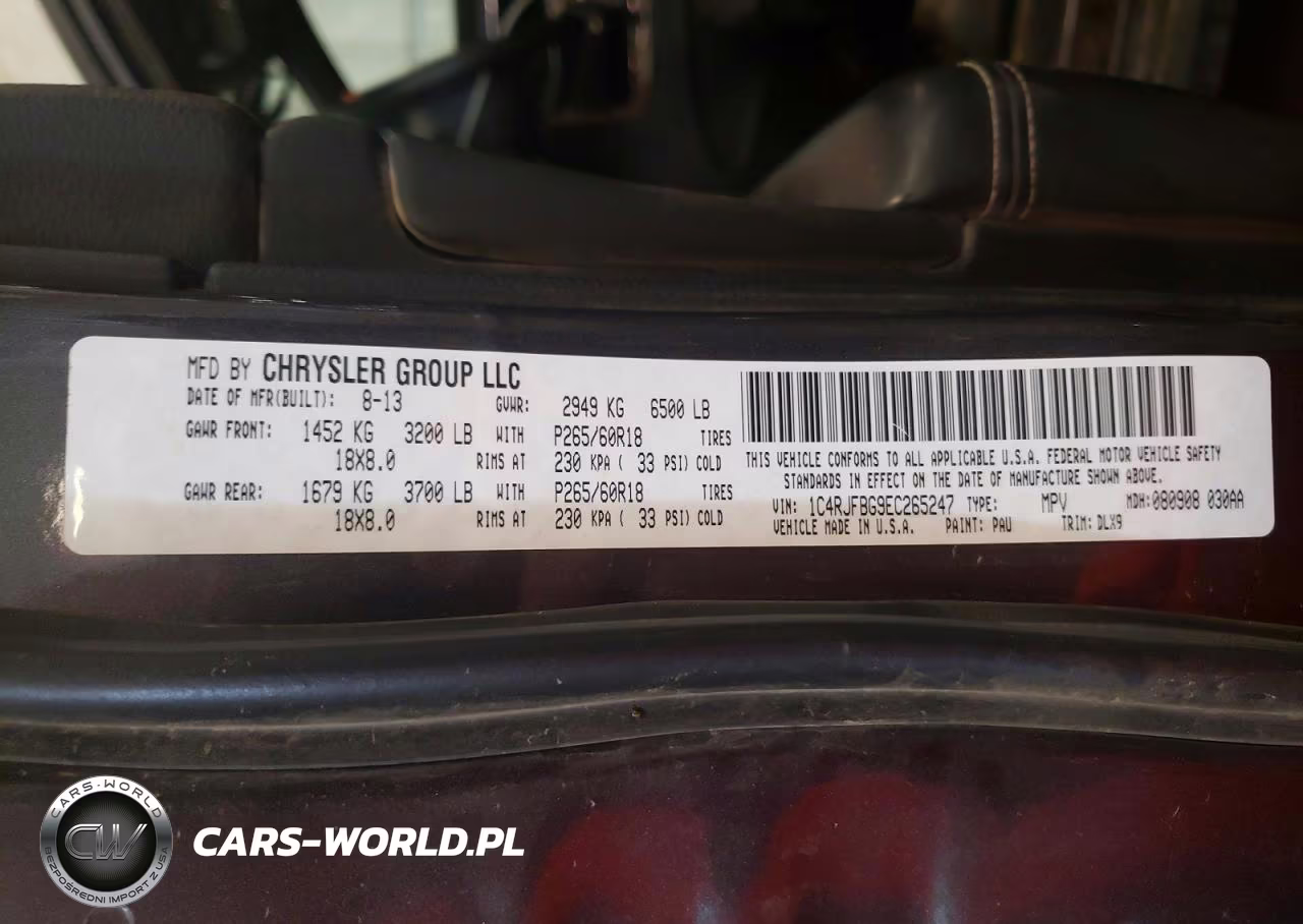 2014 Jeep Grand Cherokee Limited VIN:1C4RJFBG9EC265247 - 13
