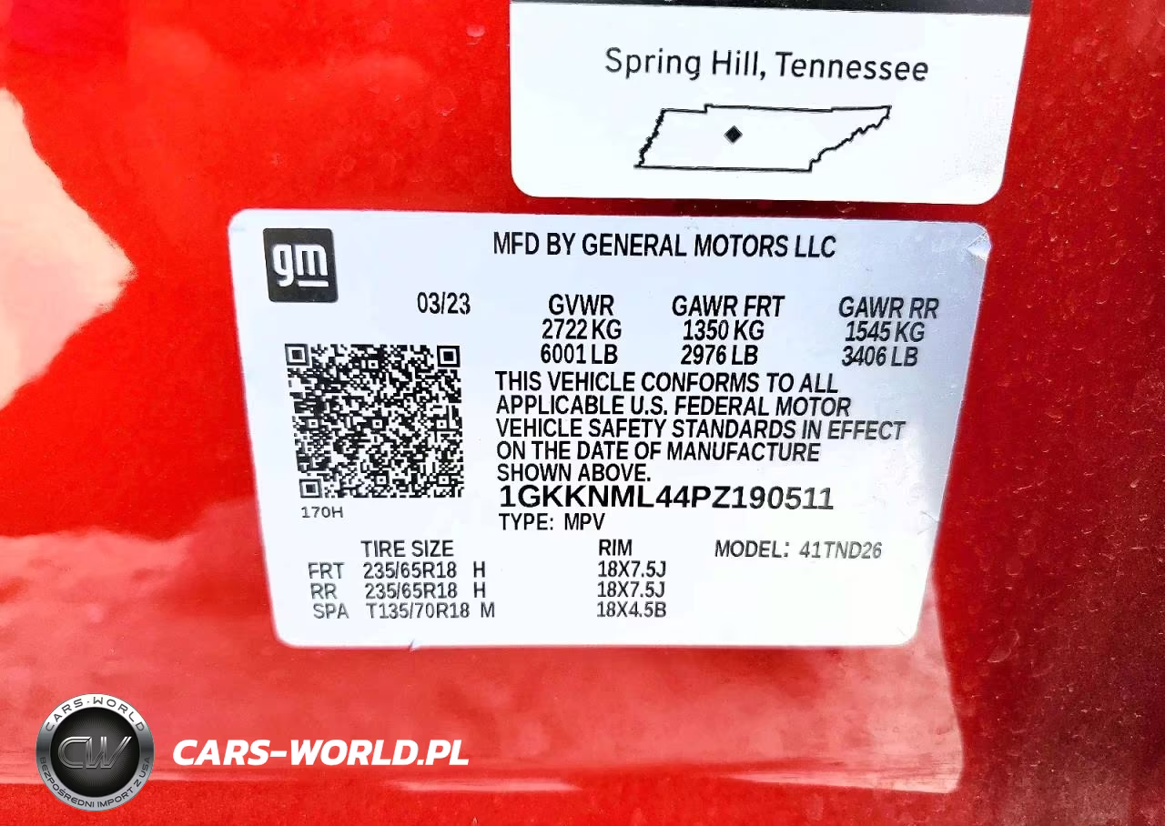 2023 GMC Acadia VIN:1GKKNML44PZ190511 - 14