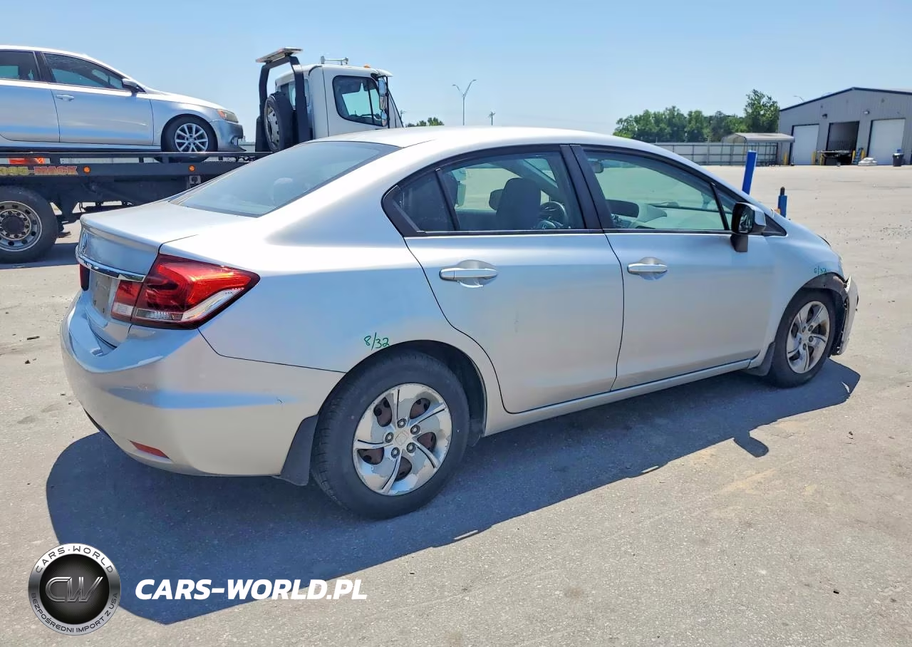 2013 Honda Civic Lx VIN:2HGFB2F57DH540483 - 3