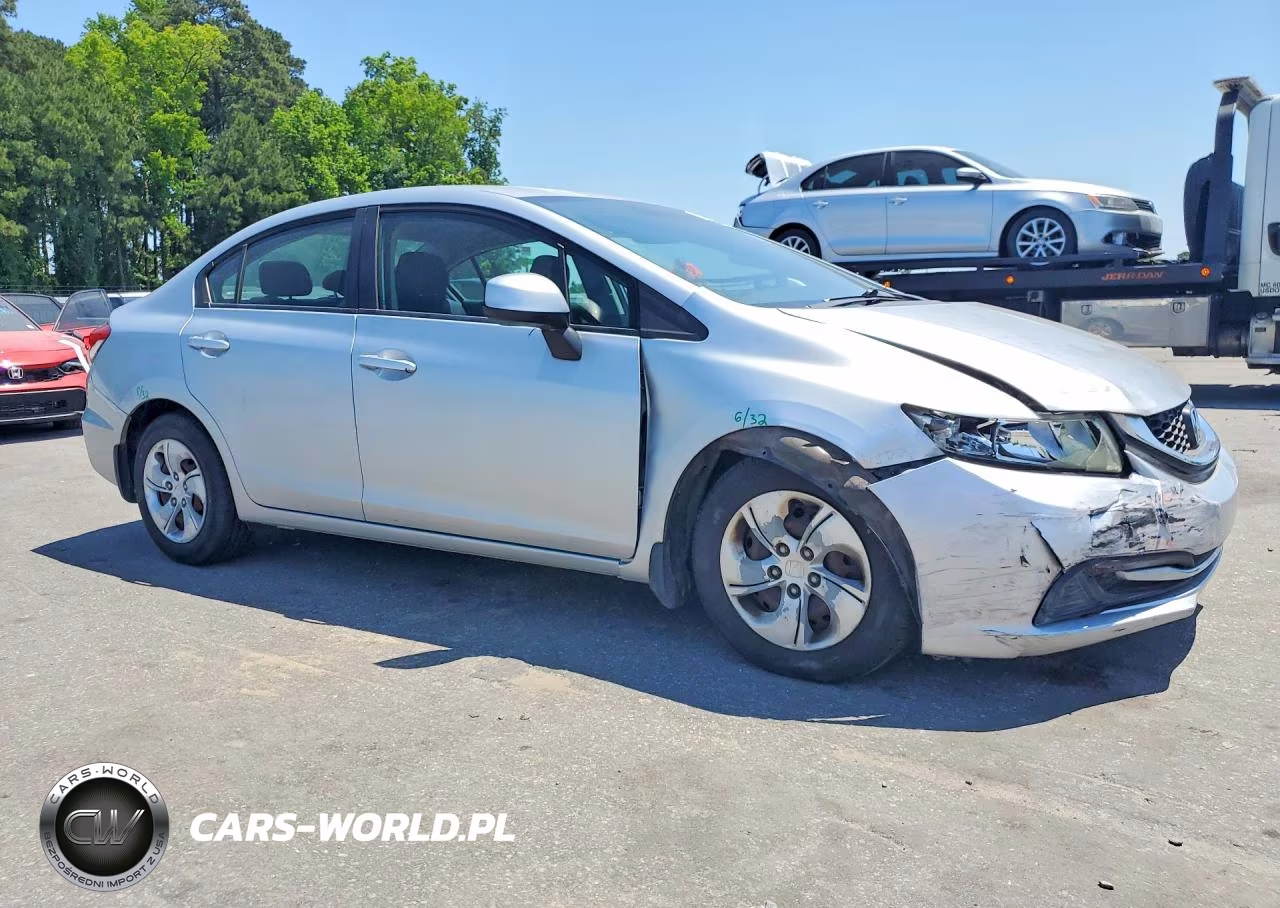 2013 Honda Civic Lx VIN:2HGFB2F57DH540483 - 4