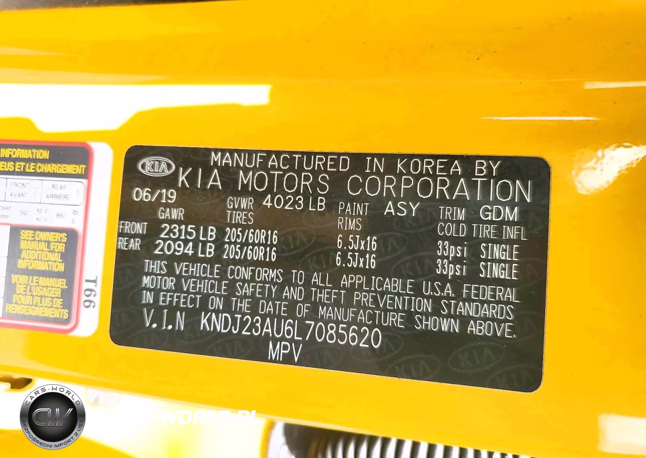 2020 Kia Soul S VIN:KNDJ23AU6L7085620 - 13