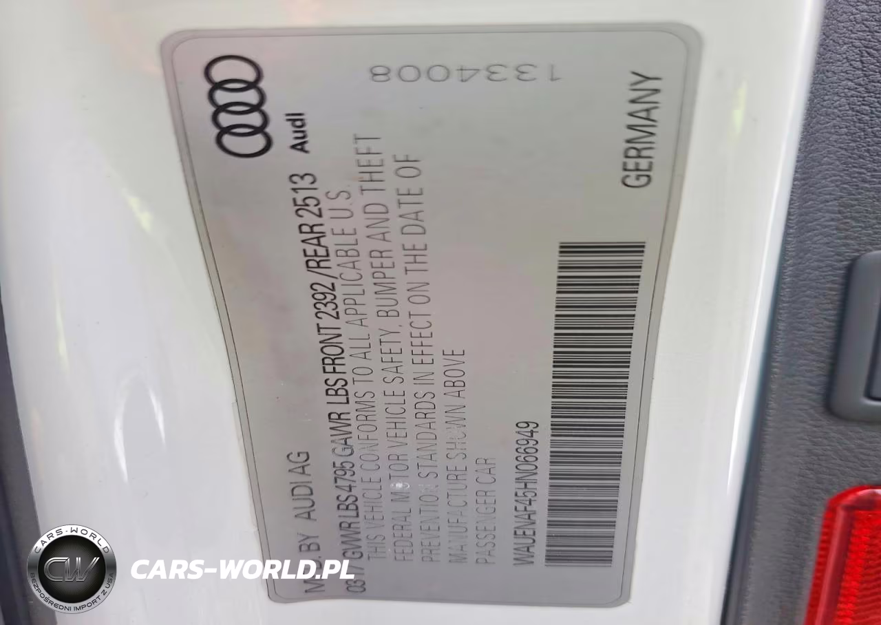 2017 Audi A4 Premium Plus VIN:WAUENAF45HN066949 - 13