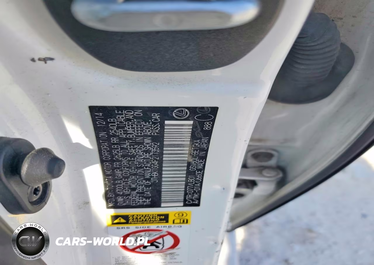 2015 Lexus Es 350 VIN:JTHBK1GG4F2173592 - 12