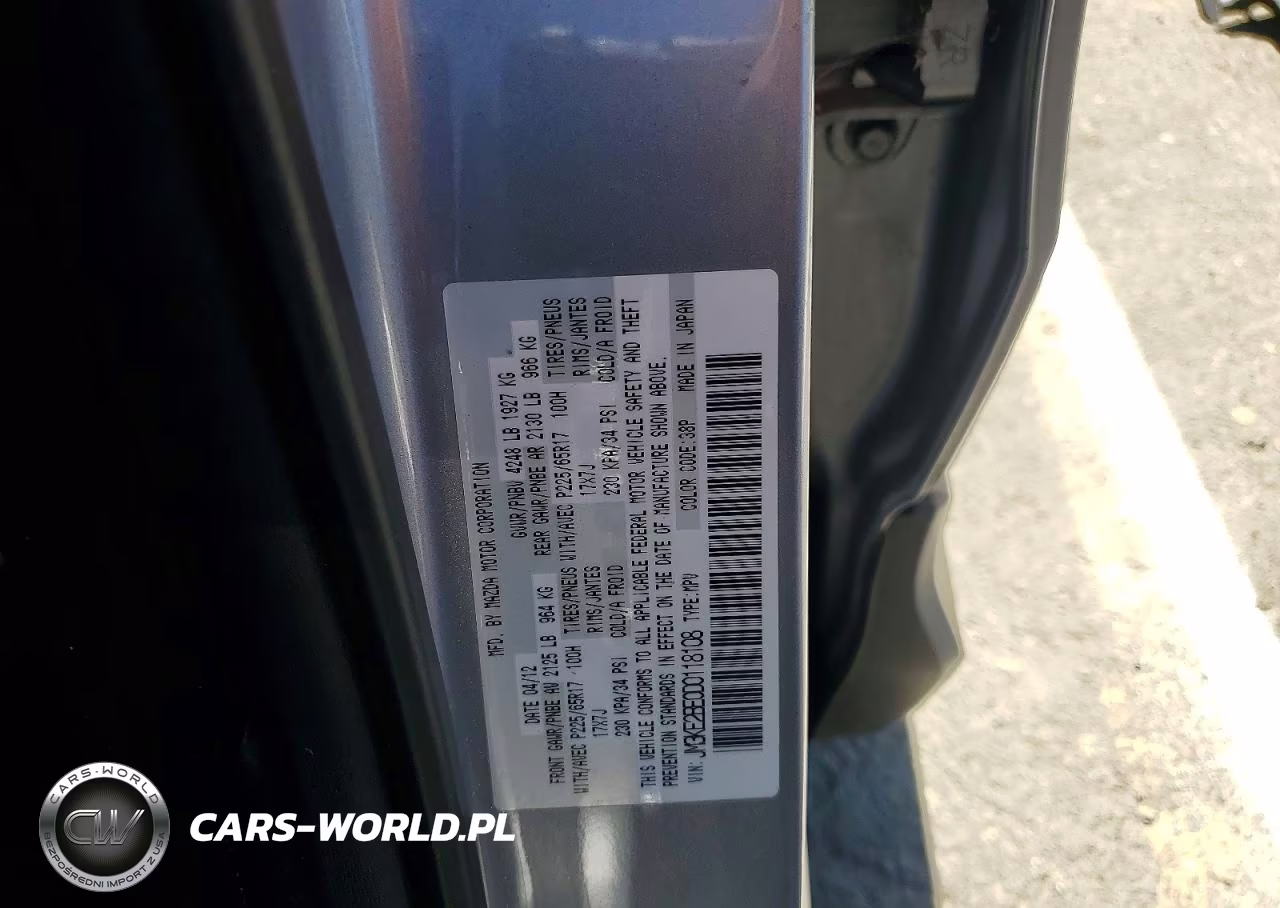 2013 Mazda Cx-5 Sport VIN:JM3KE2BE0D0118108 - 12