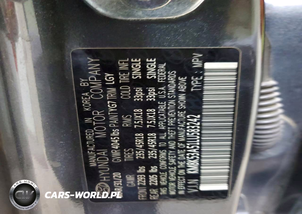 2020 Hyundai Kona Ultimate VIN:KM8K53A51LU583242 - 13